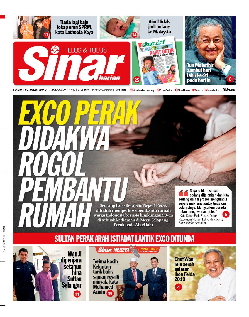 Sinar harian online terkini hari ini