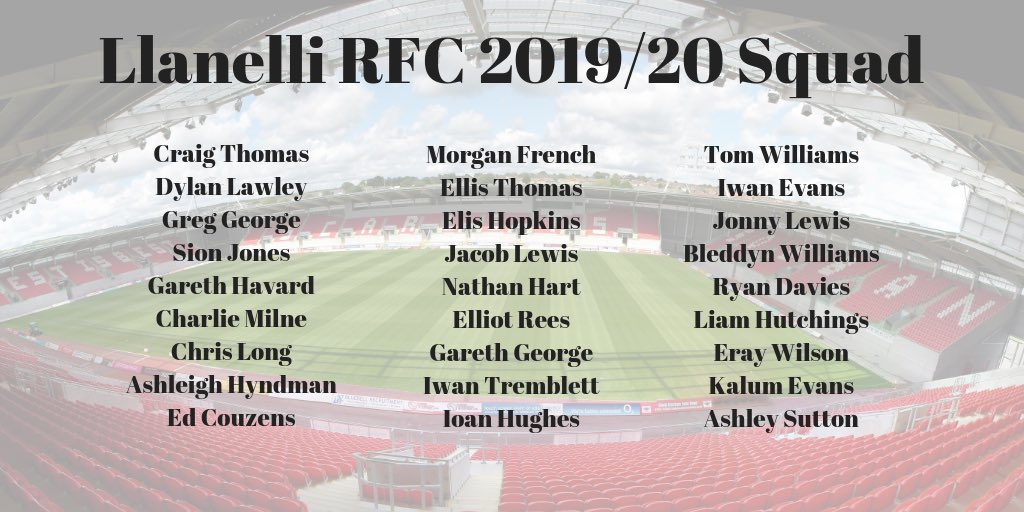 📝Team News📝

Here it is, our official 2019/20 Llanelli RFC team! 👏🏼