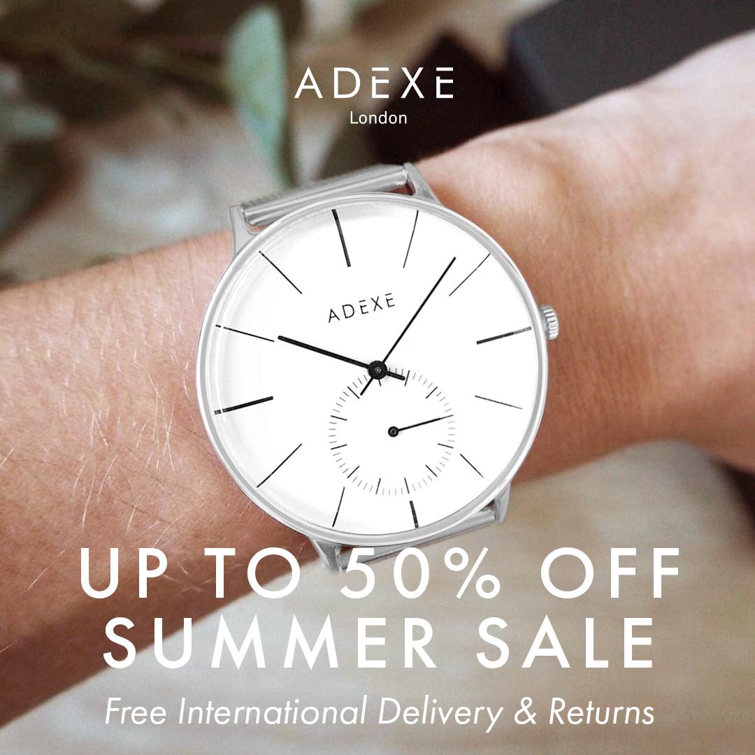 ⚠️ Shop Our Best-Seller Freerunner Watch for half price.  Summer Sale Starts Today! Up to 50% Off! 

Shop Now at 👉🏼 bit.ly/2S1TTvE

#Summersale #Sale #StyleWithADEXE #London #Watches #summer #accessory