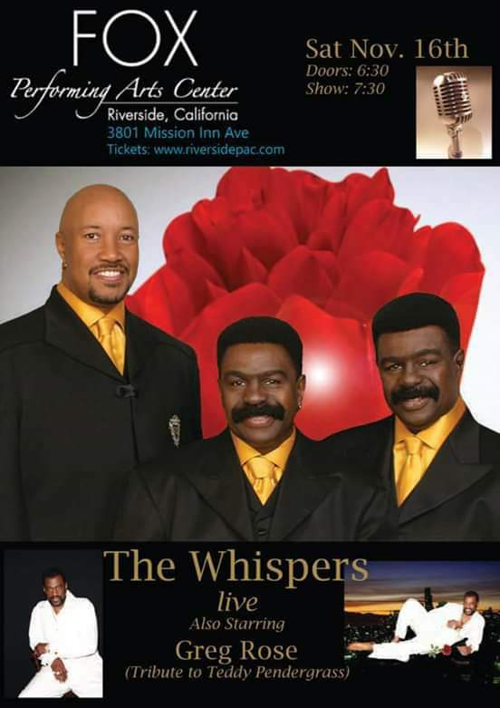 heartsmarttela's tweet photo. #BREAKING:  #GentlemenOfSoul WOW! TheFabulous #Whispers! MyGuys&amp;The #GregRose ToPay #Tribute To #TeddyPendergrass; &amp;The #BeatGoesOn! #TETILA https://t.co/vRlg2kLfrv