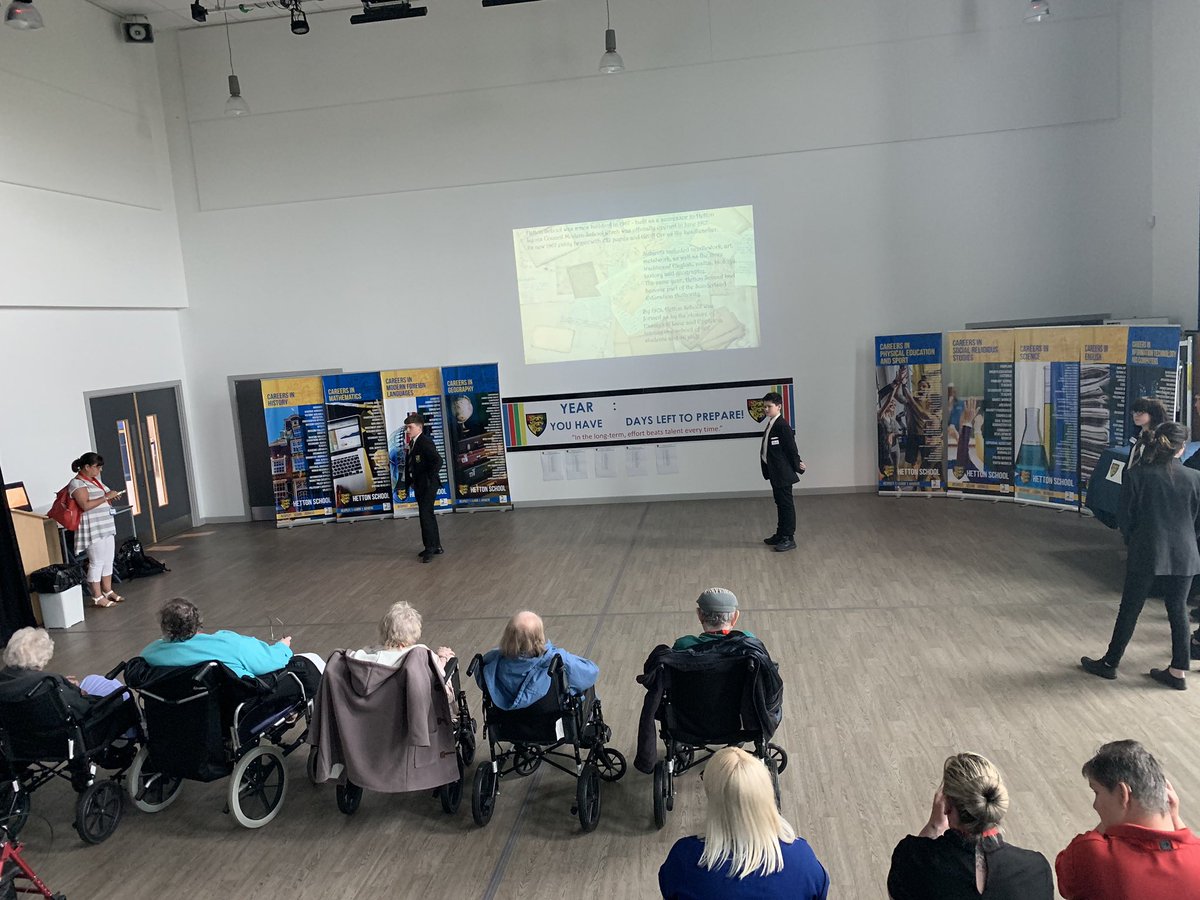 ChrisRansonSCC's tweet photo. Brilliant day spent watching young Carers from @hettonschool and residents from the local care home coming together to talk about isolation and caring. 

Instead of putting young people down all the time we should celebrate their achievements! https://t.co/rN5OUE2pwz