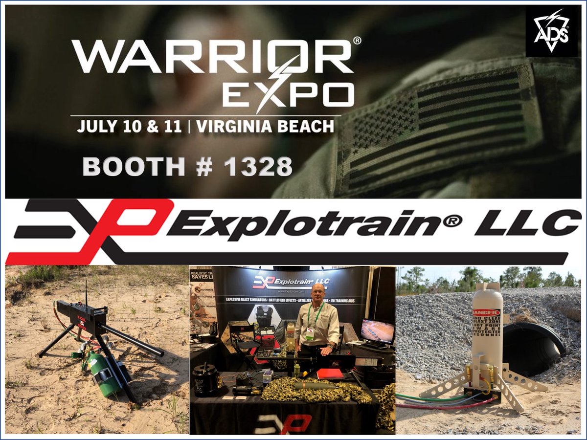 Explotrain's tweet image. We'll see you in Va Beach!
#military #army #usaf #navy #usmc #tactical #coastguard #EOD #CIED #weaponsimulator #boom #explotrain #innovation #counterterrorism #bombsquad #defense #armedforces #navyeod #marineeod #airforceeod #armyeod #ordnance