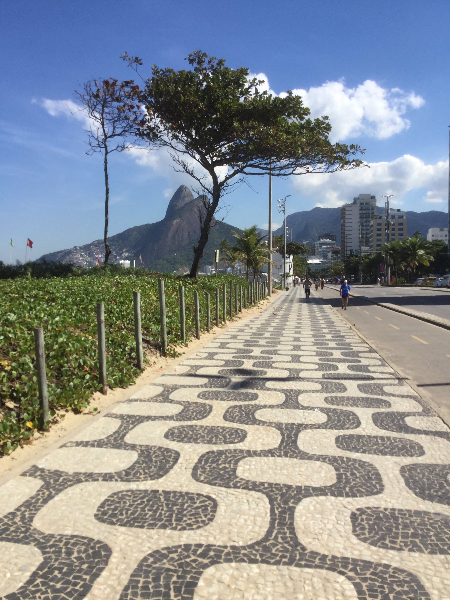 河治良幸 冬眠中 右がコパカバーナで左がイパネマ 海岸沿いの石畳の模様が違います T Co Wipd3kgnld Twitter