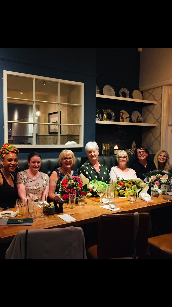 BedsRESoc's tweet photo. Bid a lovely farewell to half of the committee tonight. Probably over 70 years service between us! 
Looking forward to a new phase of support for RE teachers from September https://t.co/Br0caZ8hYT