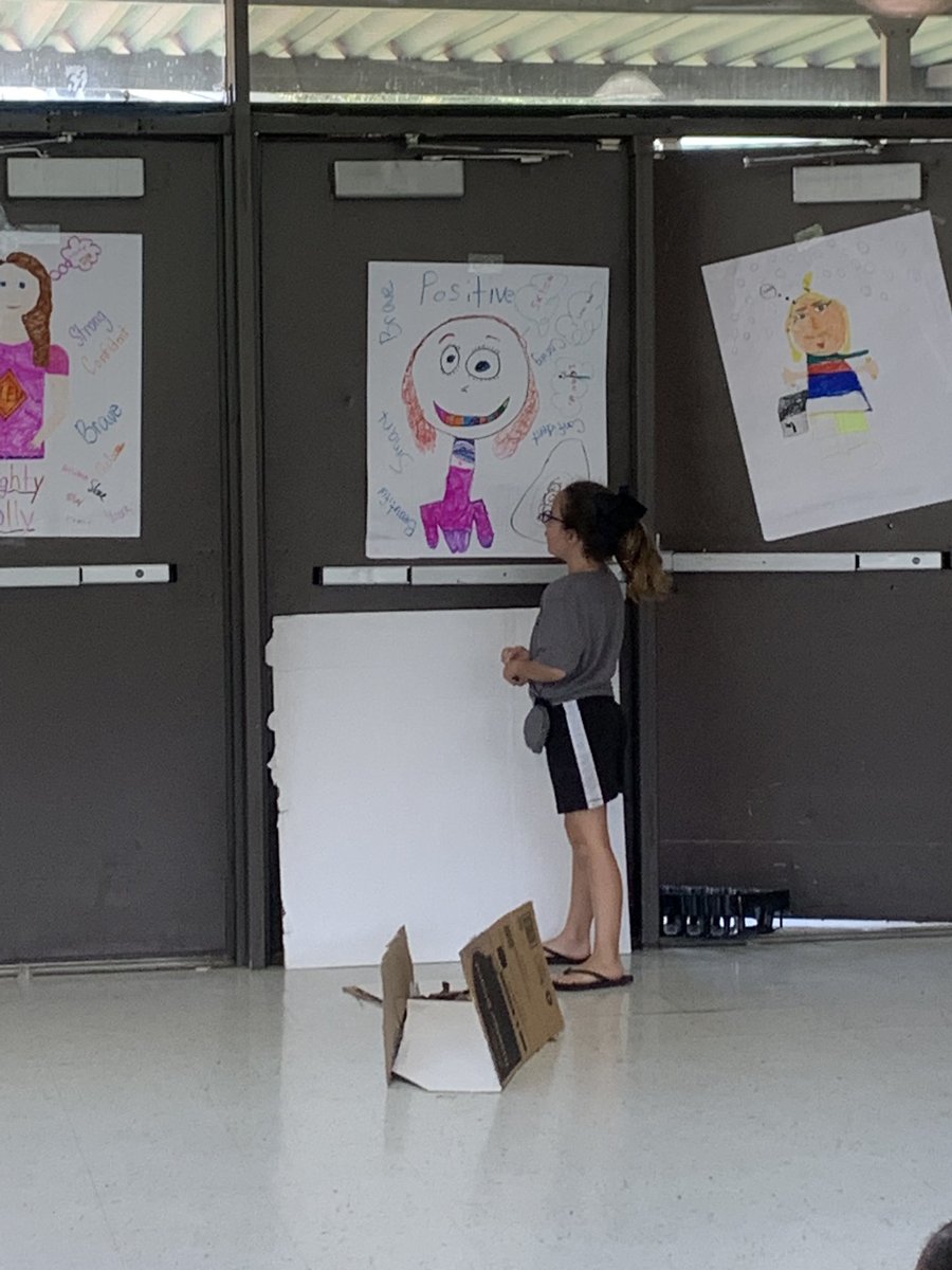 branditeachKY's tweet photo. My big almost second grader explains the characteristics of a #shero I’ll miss her next year.  #stem @ShatteredGlass_ https://t.co/MqQjrg6I82