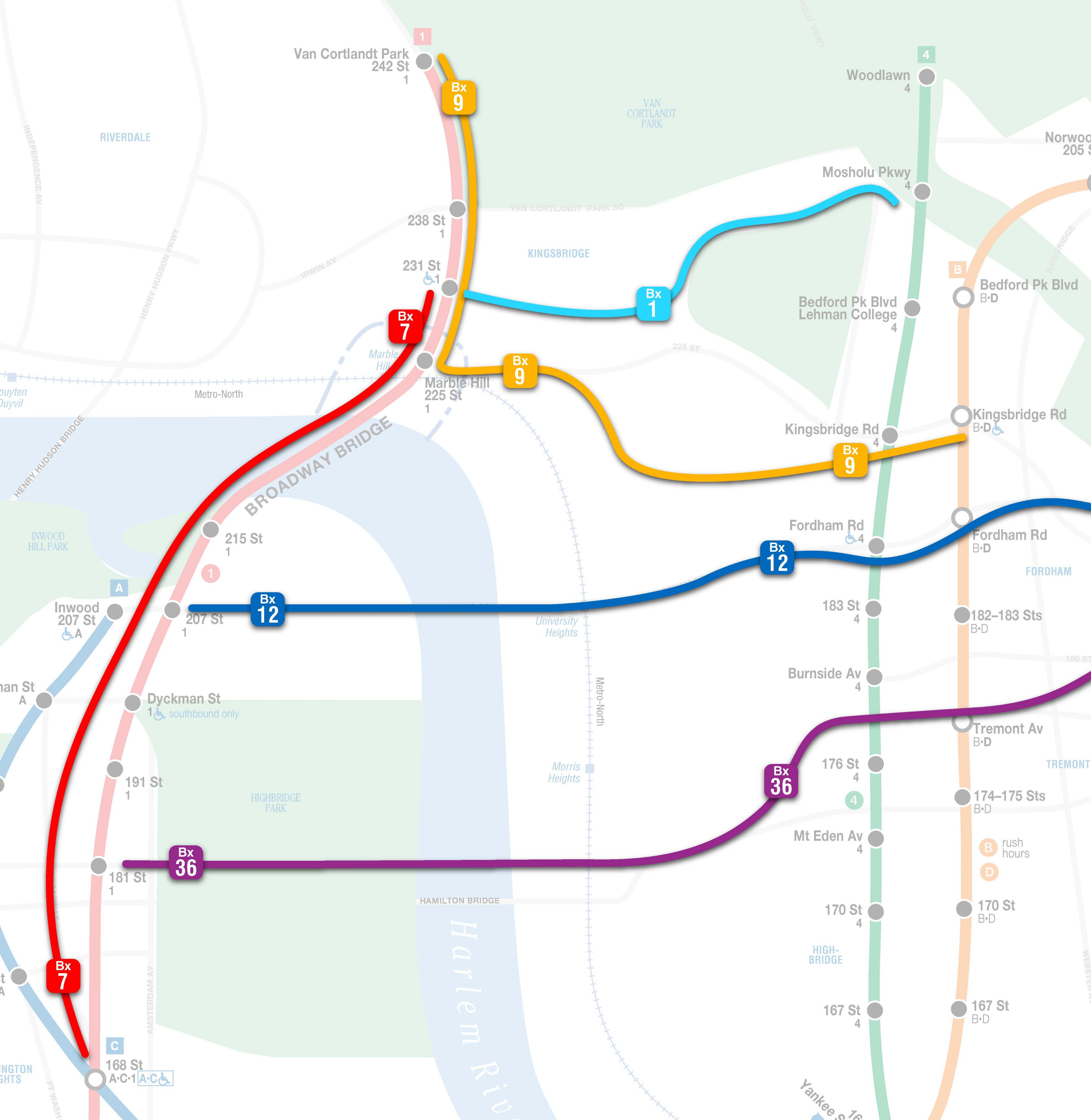 Bx7 Bus Route Map Nyct Subway. Wear A Mask. On Twitter: "For Service To/From Stations North  Of 145 St See A Station Agent To Receive A Courtesy Pass To Continue Your  Trip Via The A Line
