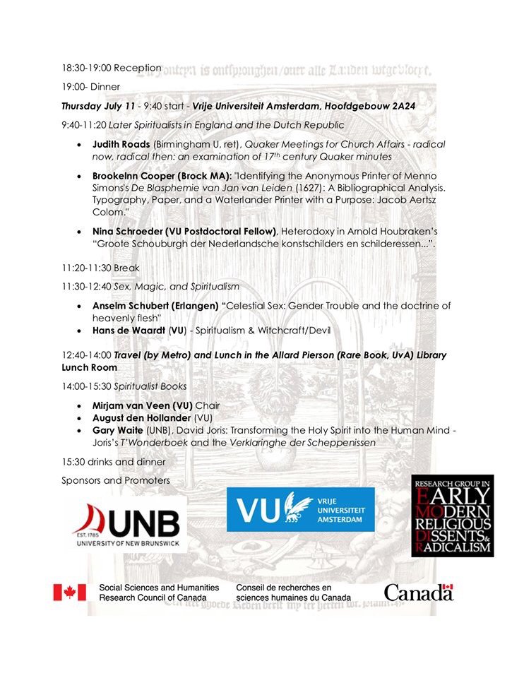 _EMoDiR_'s tweet photo. We are happy to co-sponsor this coming event organized by @amsterdamnified : 
2nd Spiritualists and Freethinkers in Early Modern Europe Symposium, Amsterdam, July 10-11, 2019 #twitterstorians #earlymodern https://t.co/MouKNxaDNp