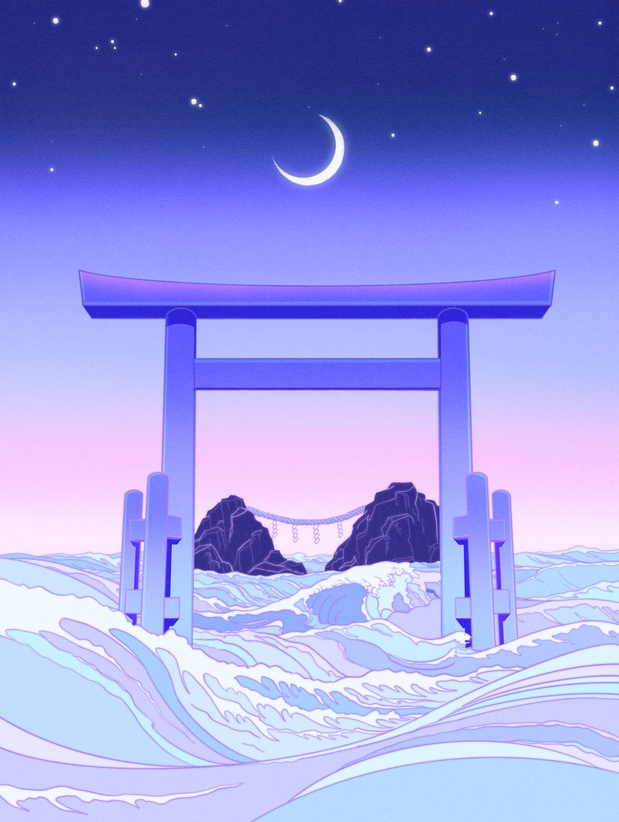 Owakita_'s tweet photo. Hi #Portfolioday, my name is Elora and I work as an Environment Artist for games 💜 I like to create illustrations &amp; take pictures inspired by Ukiyo-e with a modern twist and a soothing colour palette 🌙

https://t.co/Z6f9fUEsak 
https://t.co/SIkxTh4drd 
https://t.co/8x4KzgS9nZ https://t.co/XsB9O26rKZ