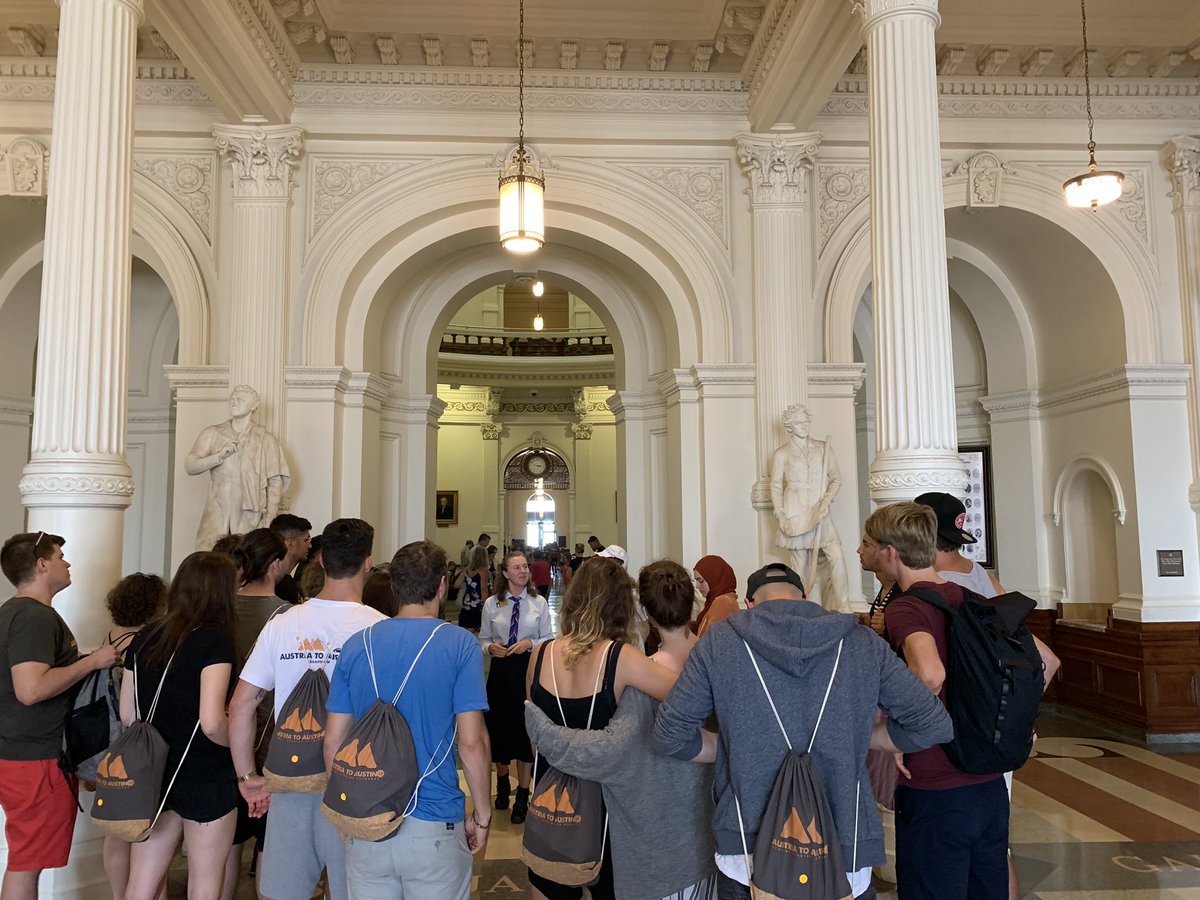3DayStartup's tweet photo. The Austrians are embracing the Texan spirit with a tour of the Texas State Capitol #austria2austin #a2a https://t.co/IBR9T3rcAI