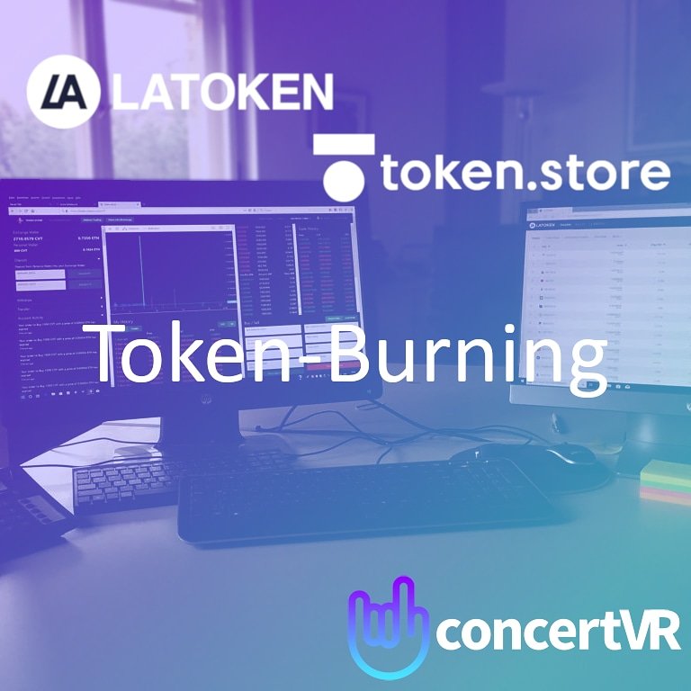 Hey Folks,
Tomorrow we are going to burn the first 50 Million CVT Tokens. The best opportunity for buying CVT-Tokens for cheap today.

#blockchain #cryptotwitter #cryptocurrency #cryptotrading #future #ethereum #concert #VirtualReality #concertvr #BusinessNews #LATOKEN
