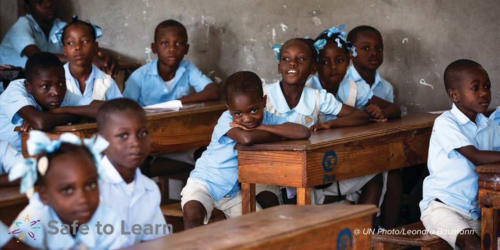 Change is happening. A global movement is forming, led by young people demanding change &amp; taking action to make schools #SafeToLearn

Whether it's bullying, cyberbullying, corporal punishment or attacks on schools, let's #ENDviolence so children are safe.

end-violence.org/safetolearn