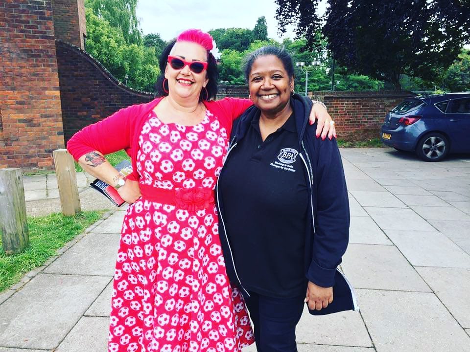 Some of our #Kickoffat3 ladies in the house. Thank you for supporting us on Sunday whilst being joined by <a href="/mrsilkyskills/">Mr Silky Skills</a> <a href="/colinsalmon24/">Colin Salmon</a> &amp; many other great guests. Loving the big cheese 😄📸 from <a href="/DonnaMurrayTur1/">DMT</a> <a href="/Janet_Hills/">Janet Hills MBE</a> <a href="/afherb/">Dr Angela Herbert MBE IOTC-Solutions</a> @SignpostHubHead <a href="/denisejparsons/">Denise Parsons</a> #StrongLadies