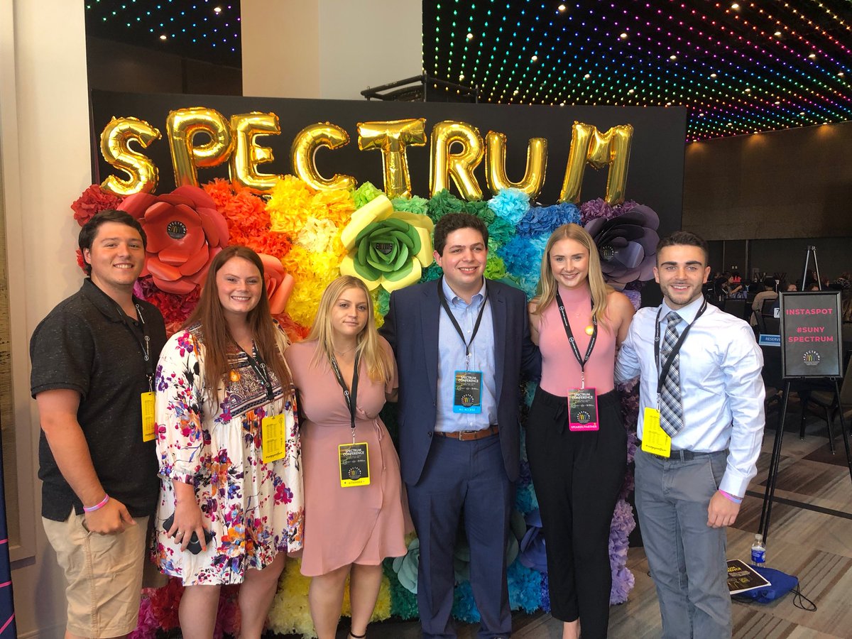 sunysa's tweet photo. We are having an amazing time at the second annual #SUNYSPECTRUM conference! 

The conference provides cutting-edge education to enhance the knowledge and skills of attendees to turn the dial on sexual and interpersonal violence against sexual and gender minorities. https://t.co/Y2f24mrLDk