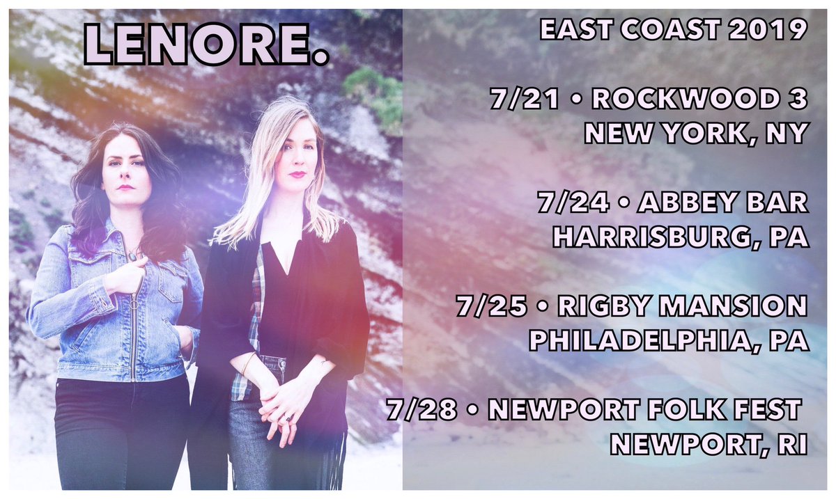 Come n git it, east coast! All info at lenoresings.com
