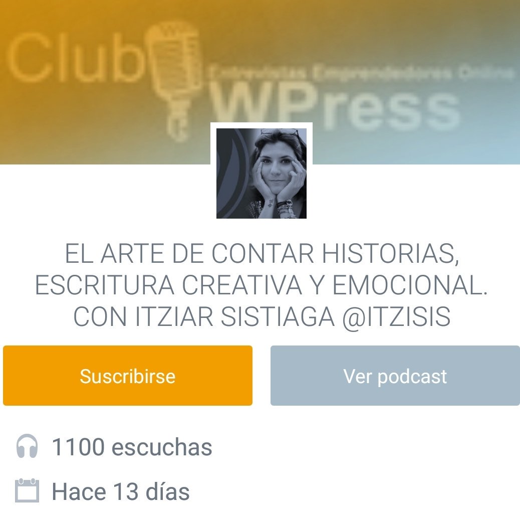 MariangelesBer's tweet photo. Me ha encantado escucharte Itziar 🙋♀️ ¡Te recomiendo que escuches este episodio de iVoox ✍🏻 El arte de contar historias, escritura creativa 💡 y emocional 💗 con Itziar Sistiaga @itzisis autora de los libros 📚 #ElVeto y #LejosEnMi https://t.co/PcgecWBQqY
#LeerHaceBien https://t.co/JepCiVq2w0