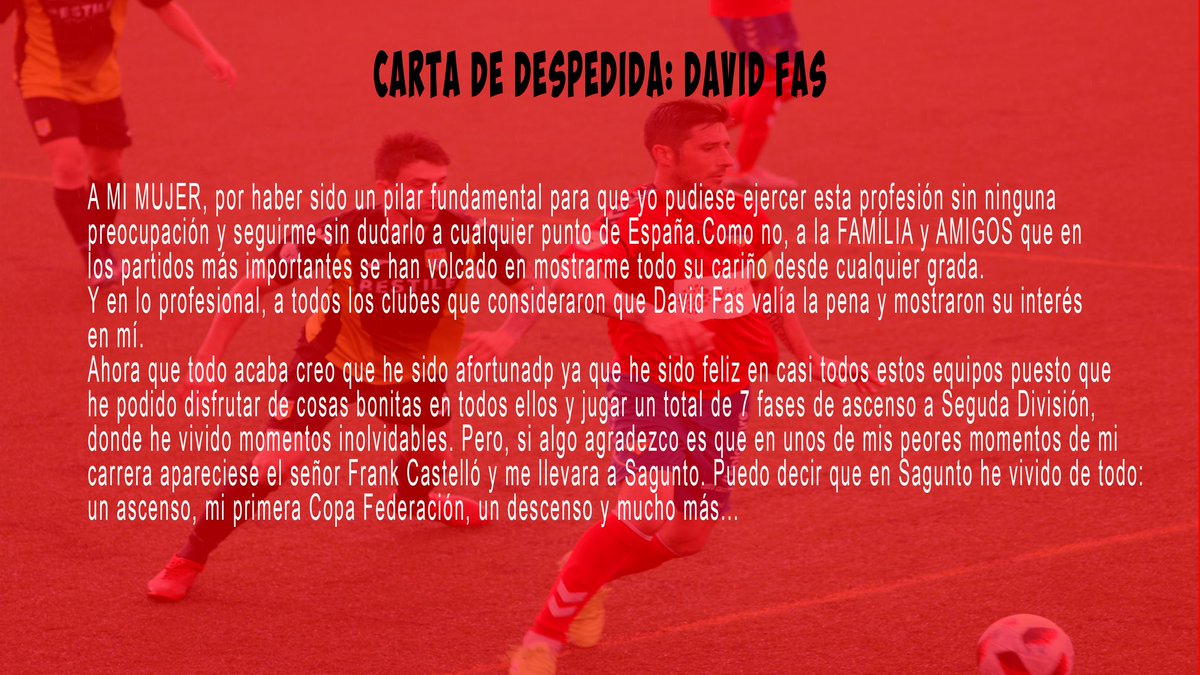 AtcoSaguntino's tweet image. CARTA DE DESPEDIDA DE DAVID FAS✉️🖋️

❤️💙

#FasRomano #RomanoEterno #GraciasFas