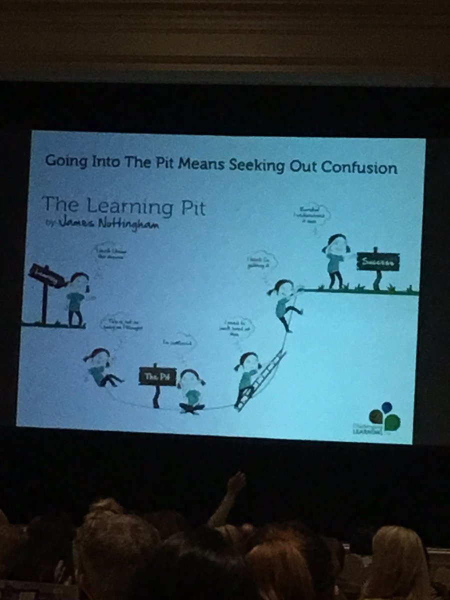 pam_sudduth's tweet photo. Entrepreneurial thinking = run toward confusion #learningpit @Docrob2008 @ristowanne1   @flpsrti @CorwinPress #avl2019 https://t.co/xYF2UO1R4Q
