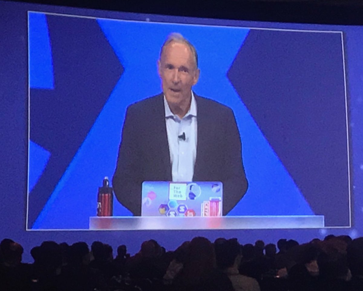 Great to have Sir Tim Berners Lee, inventor of the World Wide Web speaking at #OTEW , did you know that OpenText developed one of the first search engine programs back in the early 1990s! ⁦<a href="/timberners_lee/">Tim Berners-Lee</a>⁩