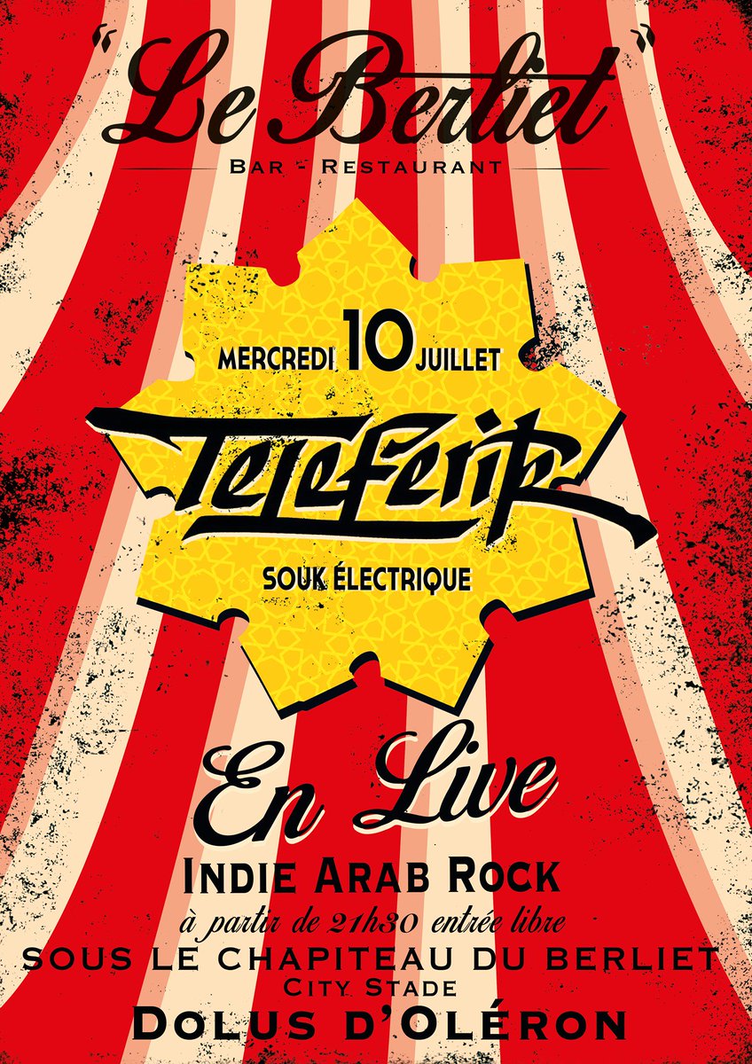 MusicTeleferik's tweet photo. A demain @LeBerliet !!! https://t.co/xLVoQPc4je