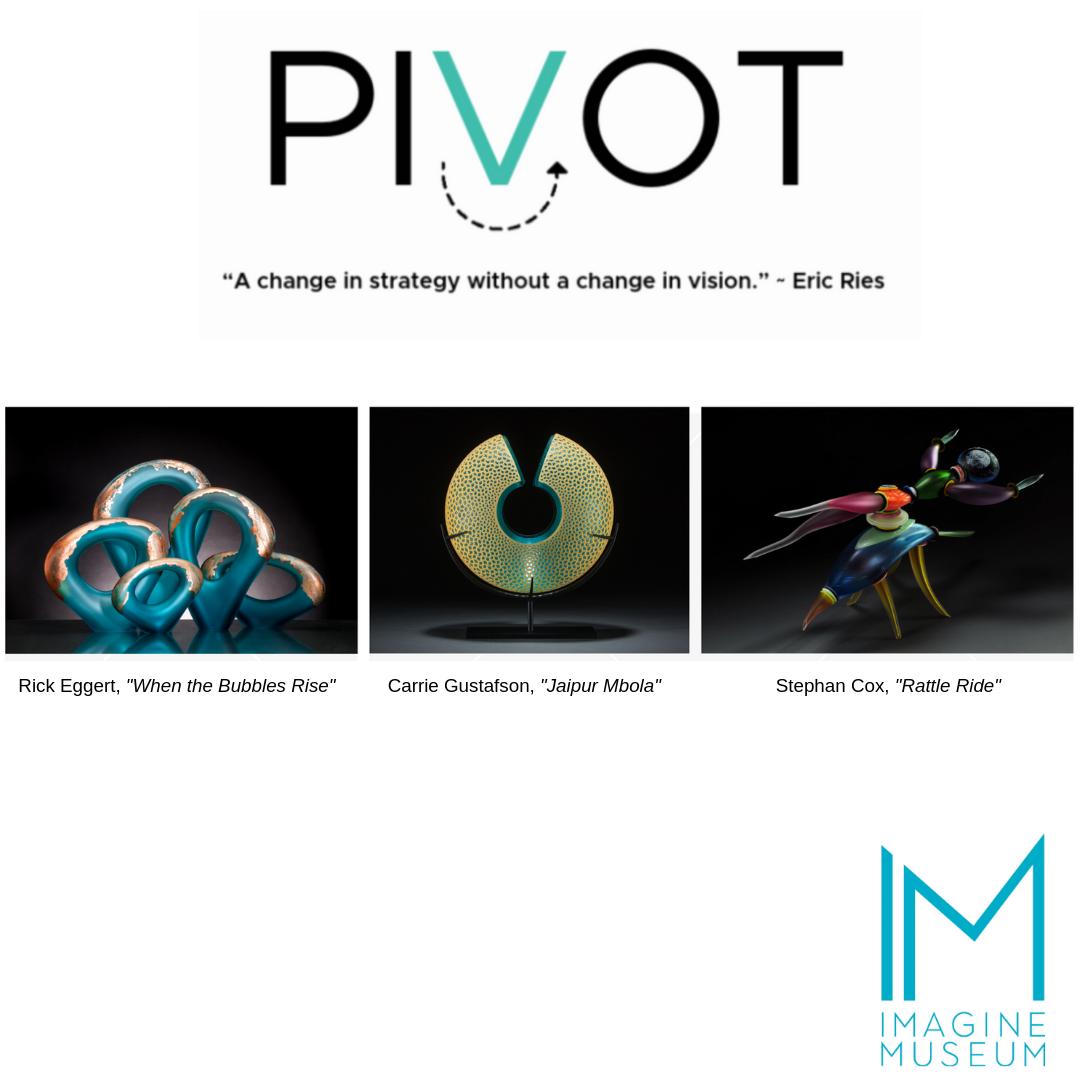 ImagineMuseum's tweet photo. The countdown is on for the PIVOT Exhibition!
Opening Reception Thursday, July 11 
5-8pm

Buy tickets online: https://t.co/rceBs42KvT or at the ticket desk on opening night! 

#IM #ImagineMuseum #GlassCoast #PIVOT #LiveAmplified #iLovetheburg #GAS #GlassArt https://t.co/sNp3Csjroh