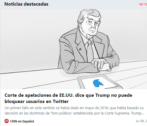dalobarce's tweet photo. Corte de apelaciones de EEUU falla contra Trump y le prohíbe bloquear a sus seguidores en @Twitter 

QUIERO ESA LEY p/ARGENTINA #LibreRed

¿Cómo puede ser q un político, candidato, etc PAGO C/ N/IMPUESTOS SE OFENDAN y nos BLOQUEAN?

@Twitter NO lo tendría q permitir. #Fantasmas👹 https://t.co/JMybELZ2tv