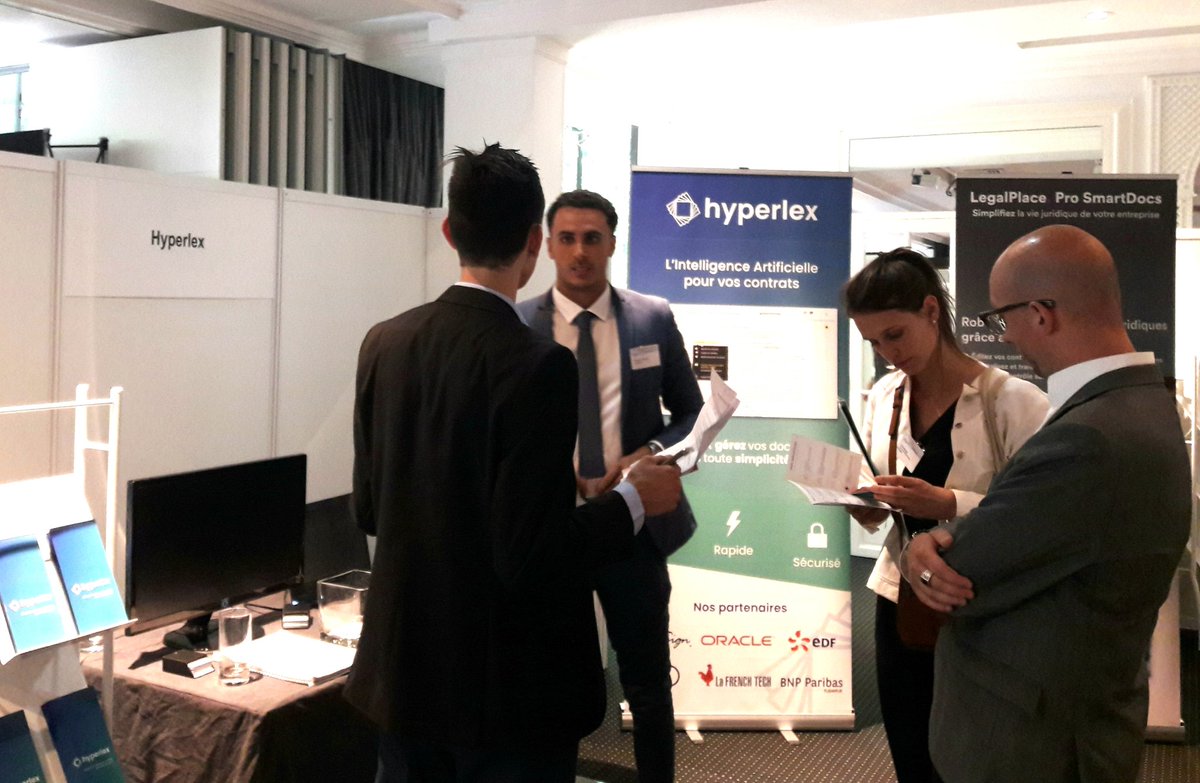 Hyperlex_'s tweet photo. @Hyperlex_ présente au #LegalTechShow pour faire découvrir aux directions juridiques l'IA au service de la gestion et de l'analyse des contrats. https://t.co/oGNXlV1MLX