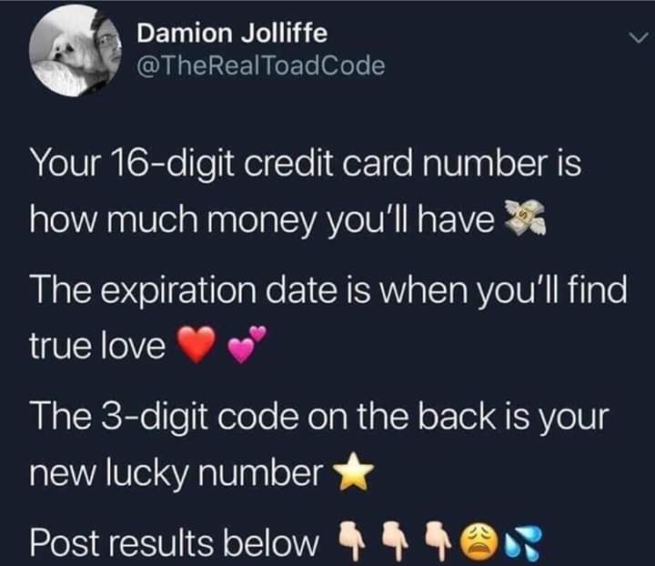 LizziBoo2's tweet photo. Lets see how lucky you are!❤❤❤
#luck #tryit https://t.co/NvnFUOjUlA