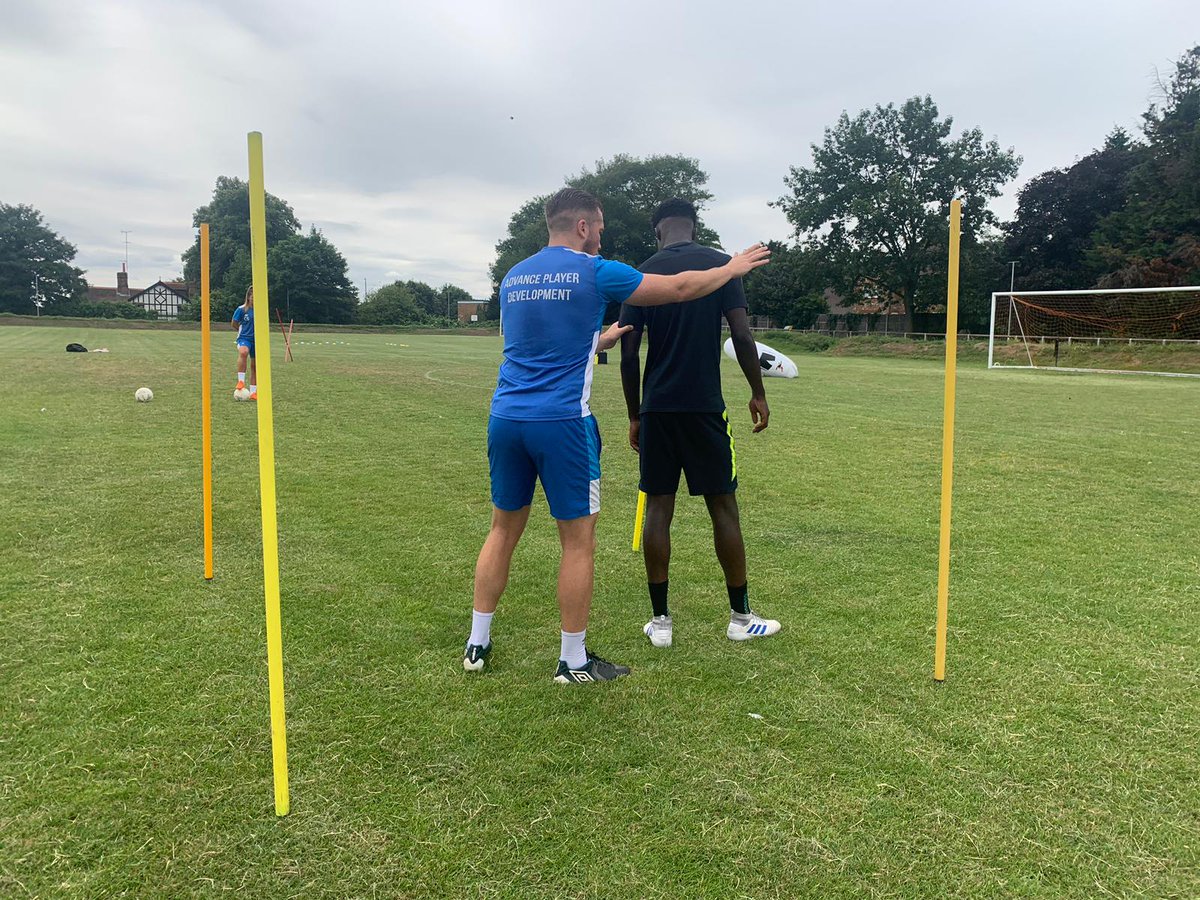 APDfootball's tweet photo. Darko returned home today from @ManCity for a catch up and 1-1 with Harry and 'Played the A.P.D Way' https://t.co/2mZCI5FEIF