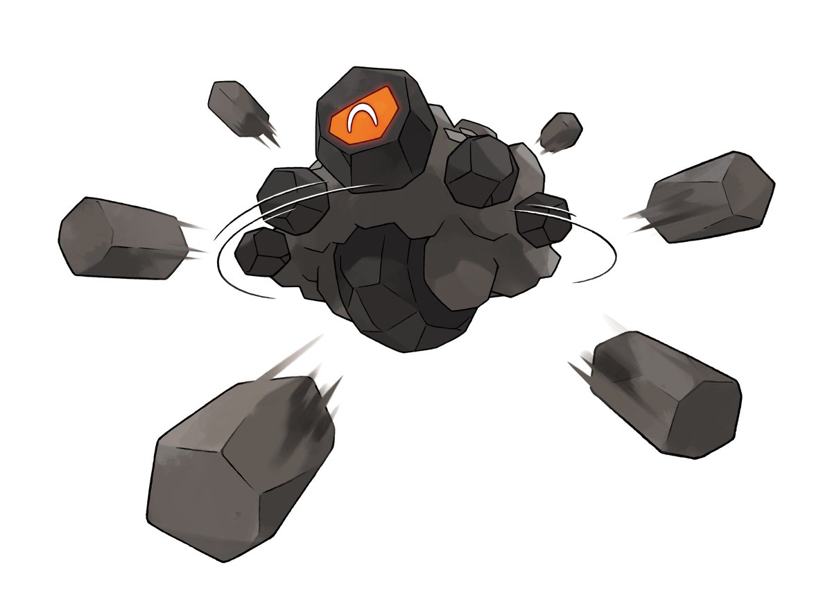 NintendoAmerica's tweet image. New #PokemonSwordShield Rock-type Pokémon Rolycoly was once a household staple in the Galar region 100 years ago. Families would use the coal that dropped off its body for heat. Nowadays, it’s still popular for use in outdoor activities! Its red eye can illuminate dark areas.