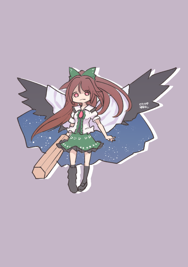 霊烏路空 「お空さん。 #深夜の真剣お絵描き60分一本勝負 」|日渡はなび (Commissions Please wait!✨)のイラスト