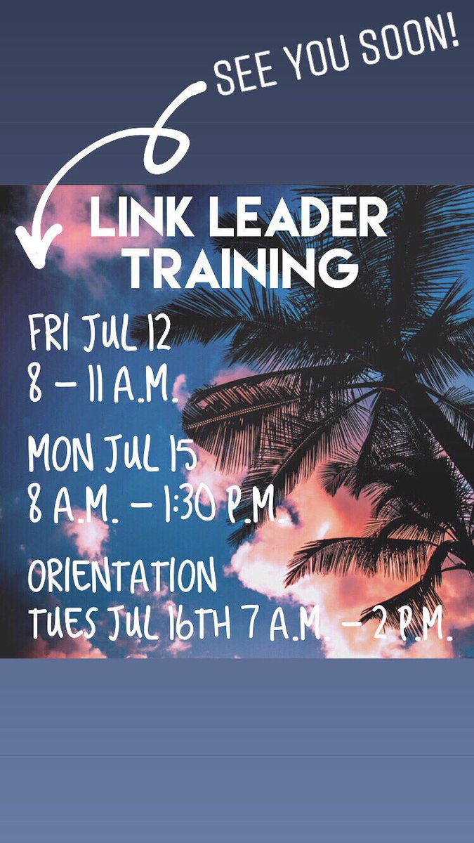 PBHS Link Crew (@pbhslinkcrew) on Twitter photo Reminder to new/returning leaders!!!! <a href="/PBhighschool/">Poston Butte High School - Florence Unified</a> <a href="/Florenceusd/">Florence Unified</a> Reminder to new/returning leaders!!!! <a href="/PBhighschool/">Poston Butte High School - Florence Unified</a> <a href="/Florenceusd/">Florence Unified</a>
