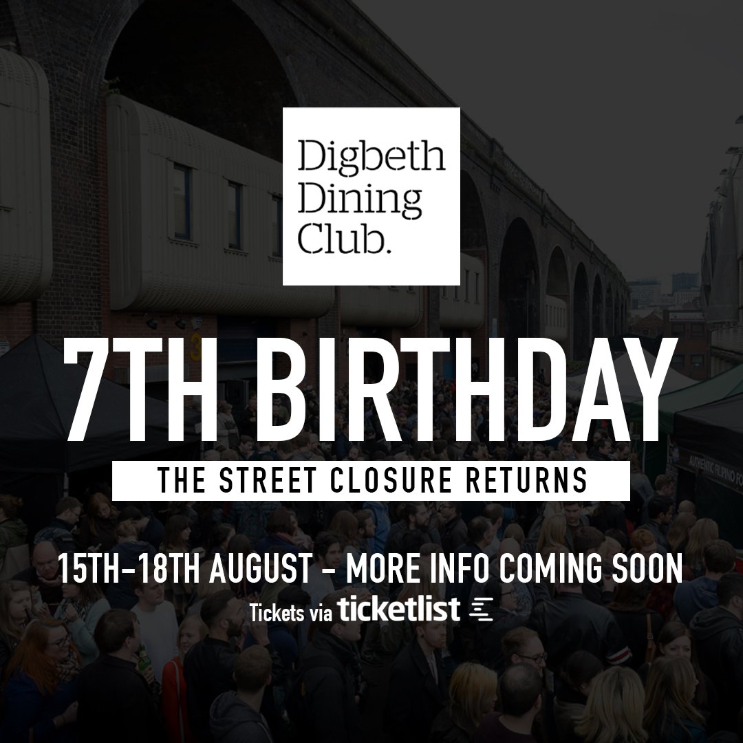 7TH BIRTHDAY PLANS ANNOUNCED 📣

ITS BACK! To celebrate our 7th Birthday we bringing the block party back to Lower Trinity Street! It's been a long old 3 years since the last one so we will be going in BIG!

Full details to be revealed soon. // Tickets 👉🏻 bit.ly/30pXV48