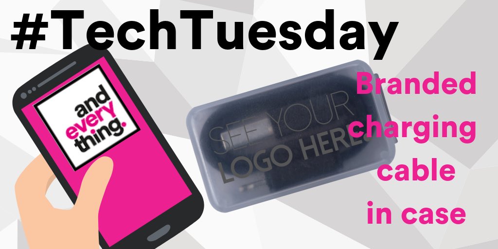 📲 It’s #TechTuesday so we are talking about these awesome charging cables, neatly packed in a nice little case which can be fully branded with your logo.

✅ No minimum order in thee as they are from our core range, and prices start from just £1.40 each! 

#andeverything