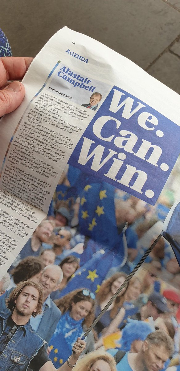 No #alastaircampbell

We will win. Brexit is undeliverable. If it happens or not, brexit will fail. Spectacularly. We'll remain or return, doesnt matter, but with the biggest pro EU population in Europe. 

Brexit was always going to fail.