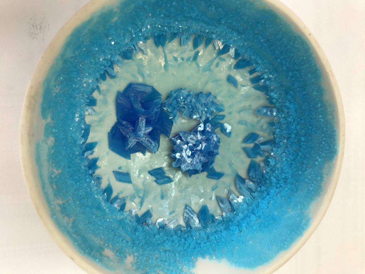 MissDay65563616's tweet image. Nightmares about them all boiling the acid and killing us panned out very differently with crystals better than my own practice attempt💧#sulfatecrystals #requiredpracticals #practicalsinscience