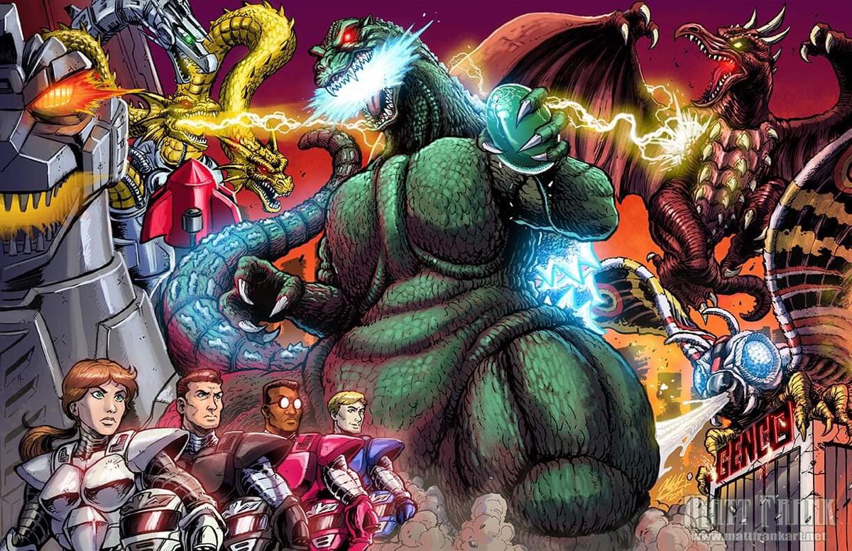 spankzilla85's tweet image. #Godzilla #KingofTheMonsters #Trendmasters tribute print for @GFEST_GFAN this weekend!