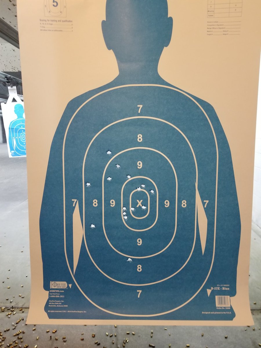 popeyejay1's tweet photo. I took my Paw Paw to the range earlier. The first target is both of us shooting. The 2nd target was my last magazine. He still shoots pretty good at 85. #gettingbetterwithage #personalgoals #lovefamilytime #improving #9mmfun https://t.co/gq10ncHT63