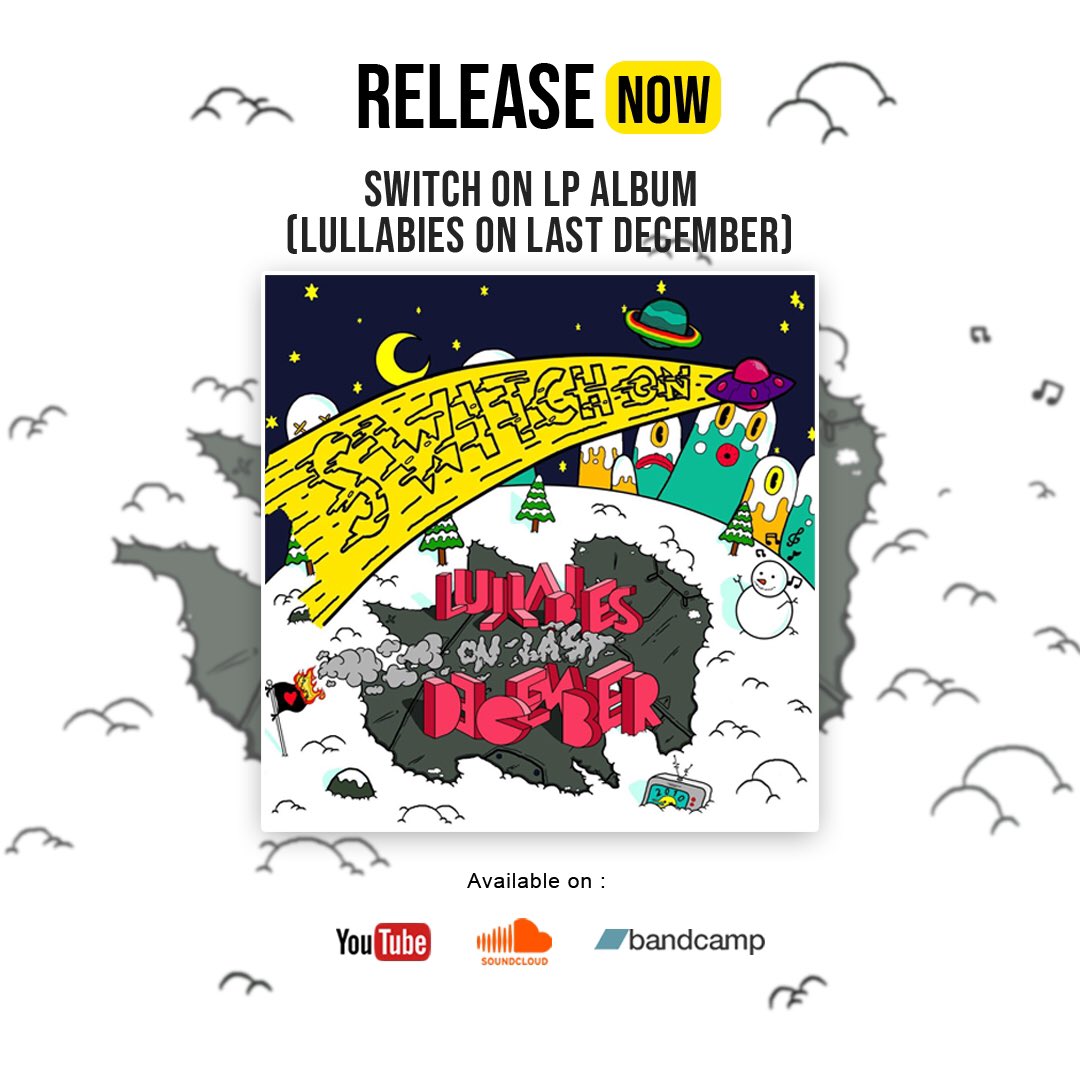 switchonSWON's tweet image. we’re all already wait for too long!
now you can stream our latest LP album on youtube, soundcloud, and bandcamp!
“lullabies on last december” out now!
stream it, listen it, enjoy it for free! swonbth.bandcamp.com soundcloud.com/switchonbth youtube.com/user/videoband…