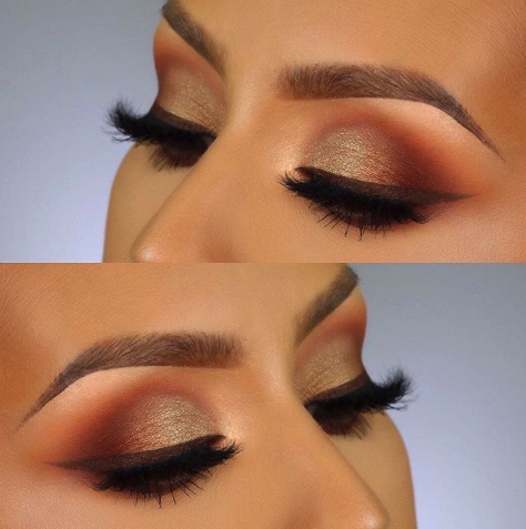 BenefitBeauty's tweet photo. Not sure how #c_flower’s makeup could be any more perfect! 💗😘 She uses our #rollerliner liquid liner in brown to create her wing & our #kaBROW! & #foolproof brow powder to build her #benefitbrows! https://t.co/whcOBVbDW4