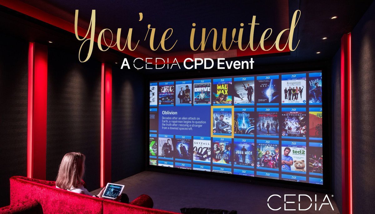 CEDIA EMEA (@cedia_emea) on Twitter photo Calling all #design and #build professionals. Don't miss our free #CPD event NEXT WEEK! | 18 July - Fitzrovia London buff.ly/31NYYw5 #BIID #RIBA <a href="/BIIDtalk/">BIID</a> <a href="/RIBA/">Royal Institute of British Architects</a> <a href="/LFArchitecture/">London Festival of Architecture</a> Calling all #design and #build professionals. Don't miss our free #CPD event NEXT WEEK! | 18 July - Fitzrovia London buff.ly/31NYYw5 #BIID #RIBA <a href="/BIIDtalk/">BIID</a> <a href="/RIBA/">Royal Institute of British Architects</a> <a href="/LFArchitecture/">London Festival of Architecture</a>