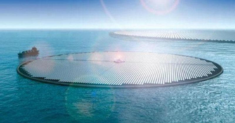 GGConsultingNL's tweet photo. How To Solve Climate Change? With Giant Floating Solar Farms That Suck CO2 &amp; Make Electricity https://t.co/Pz7W8megEM