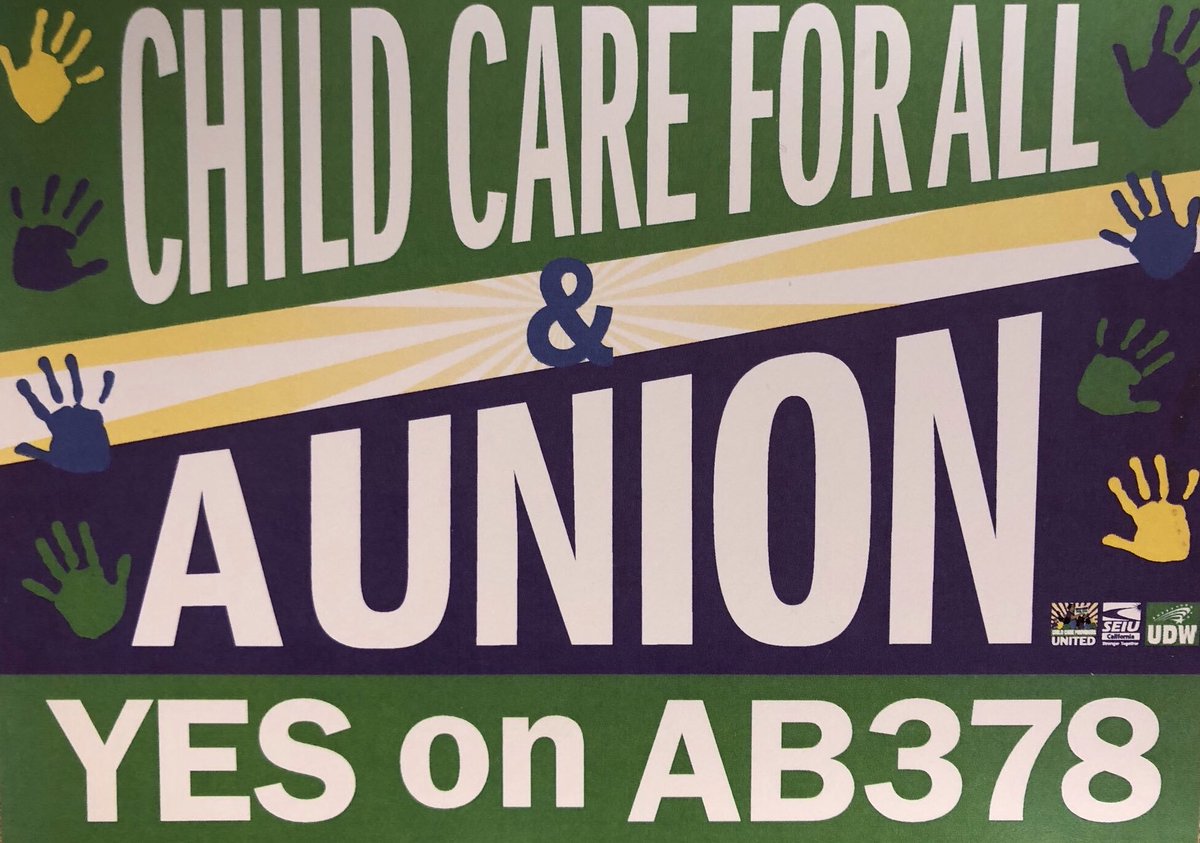 udw_union's tweet image. Our child care collective bargaining bill, #AB378 by @AsmMoniqueLimon will be heard in the #CALeg Senate Judiciary committee this morning. A vote for this bill is a vote for giving child care providers the rights that they deserve and ensuring #ChildCare4All in California!