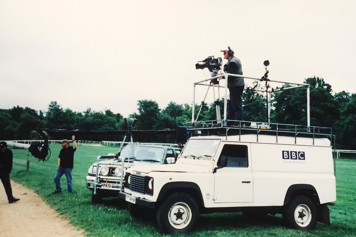 stevechalles's tweet photo. Archive OB pics: BBC Outside Broadcasts at Epsom for the 2003 Derby meeting - starts cameras and country Unit 25 #BBCOB https://t.co/izW3gHHggH