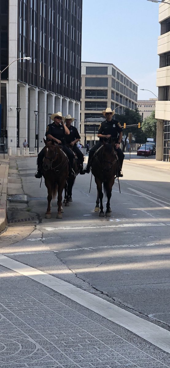 Bob10481548's tweet photo. Walking back from a meeting today at 7th &amp; Taylor downtown Fort Worth and noticed FWPD on patrol. I love this city..... https://t.co/RJlDweeUhD
