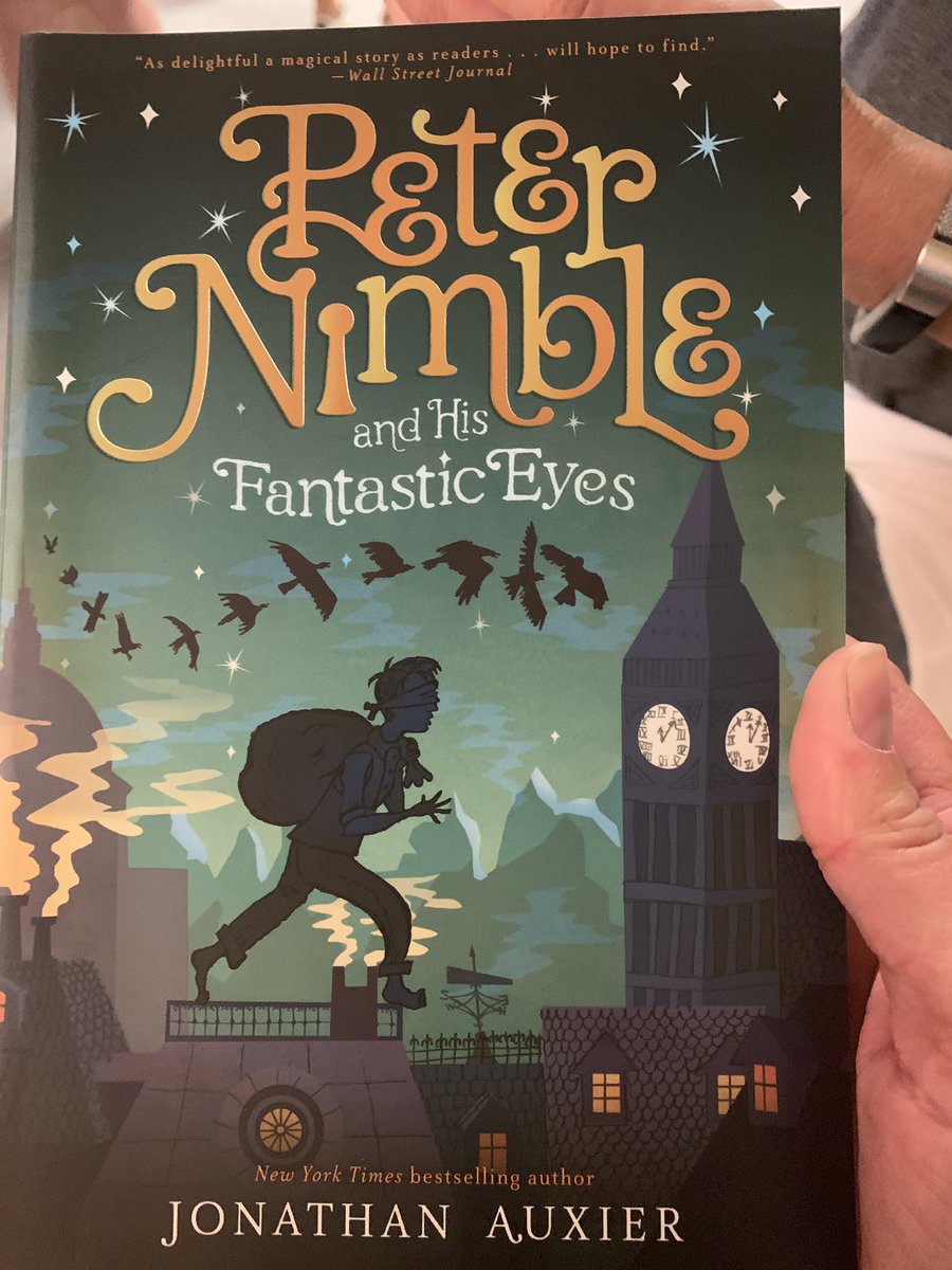 scout615's tweet image. Thanks for the ‘crappy portrait’! @JonathanAuxier I can’t wait to Share Peter Nimble with my Ss. #GLCSread20 #nerdcampmi2019