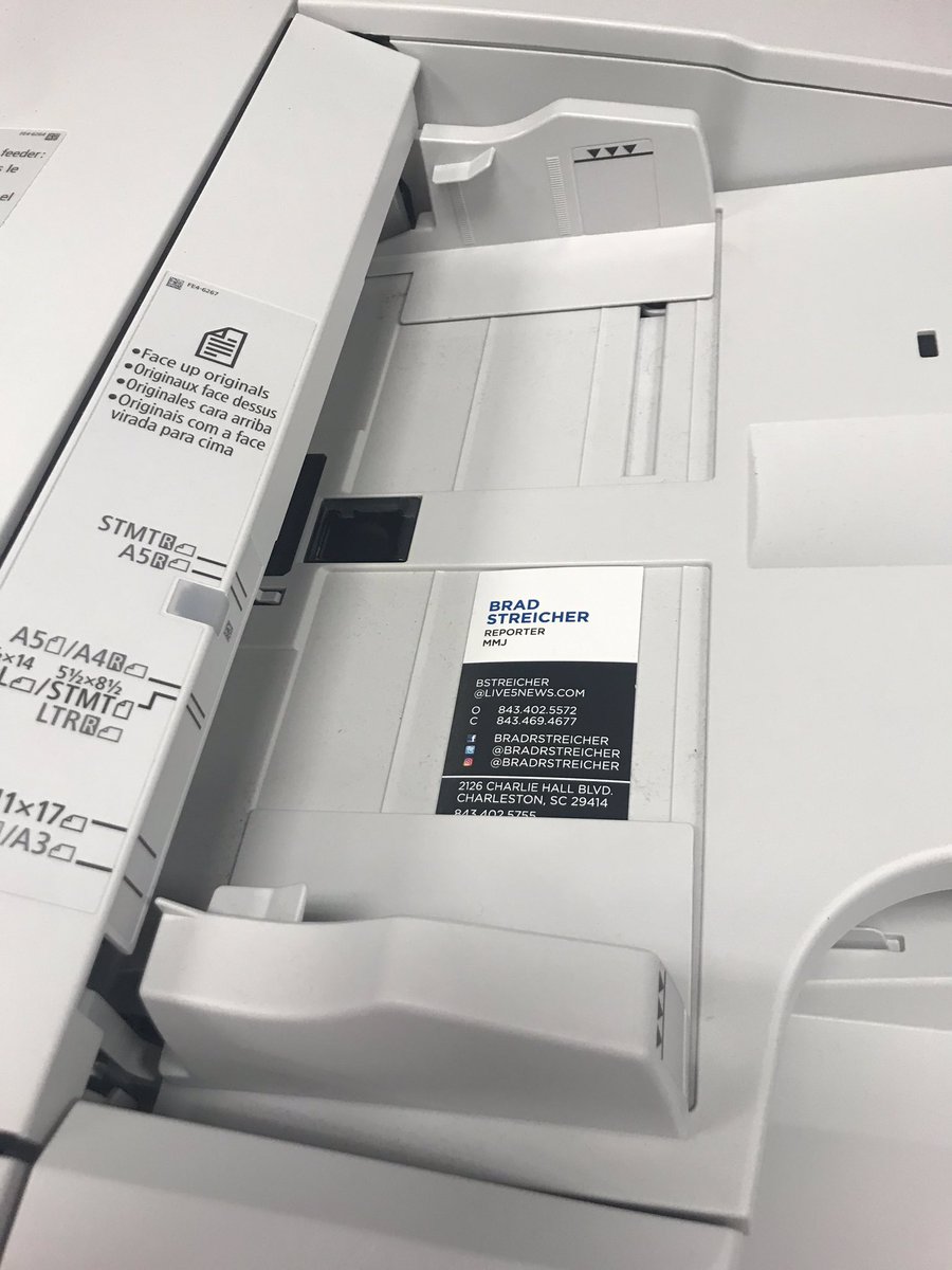 JenniferDale's tweet image. This one was jammed in the feed area of the copier. @CarterCoyleWCSC had to dislodge it to #FreeTheDocs, @bradrstreicher