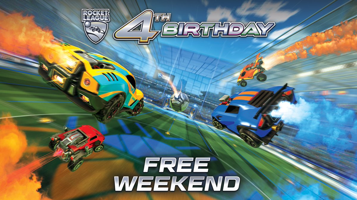 Rocket League On Twitter It S Still Technically Rocket League S Birthday Week To Keep The Celebration Going The Full Game Will Be Free On Xbox And Steam Games All Weekend Starting Tomorrow Bring Your