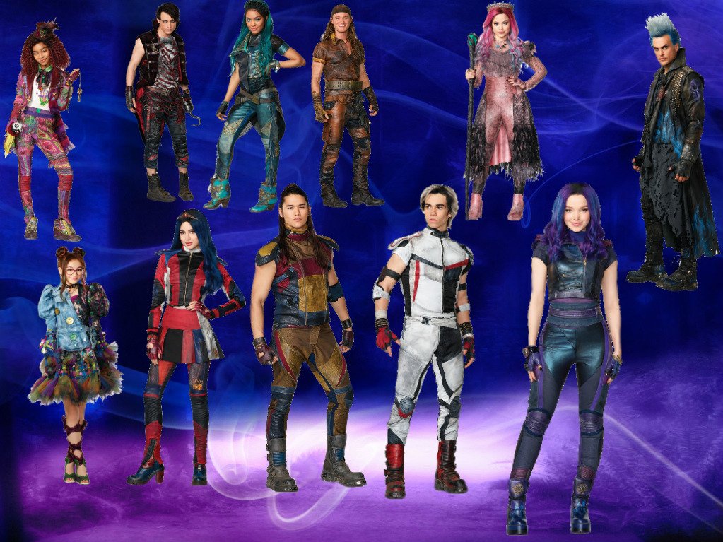 EricatKochary's tweet photo. #Descendants3 ☄#dovecameron #CameronBoyce #sofiacarson #booboostewart
 Descendants 3 #SONGS 🎼
1) Good to be Bad - #Evie, #Carlos, #Mal, #Jay
2) Do what you got to do - #Mal, #Hades
3) #Queen of #mean - #Audrie
4) Night falls - #Evie
5)#OnceUponATime - #Mal https://t.co/pbvsMLei3Z