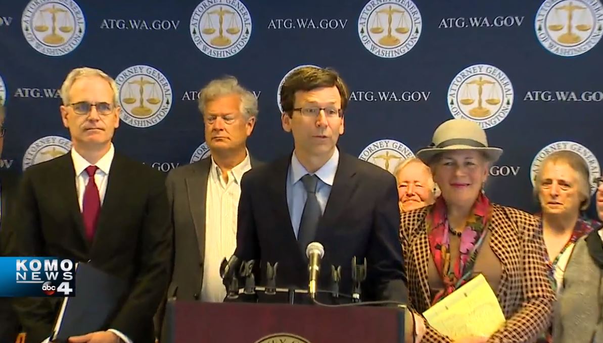 komonews's tweet photo. .@BobFergusonAG announces a lawsuit against the U.S. Navy over proposed expansion of Growler jet activities on Whidbey Island. 

Watch live: https://t.co/AT61GaqHuo https://t.co/1YkPjPKp3G