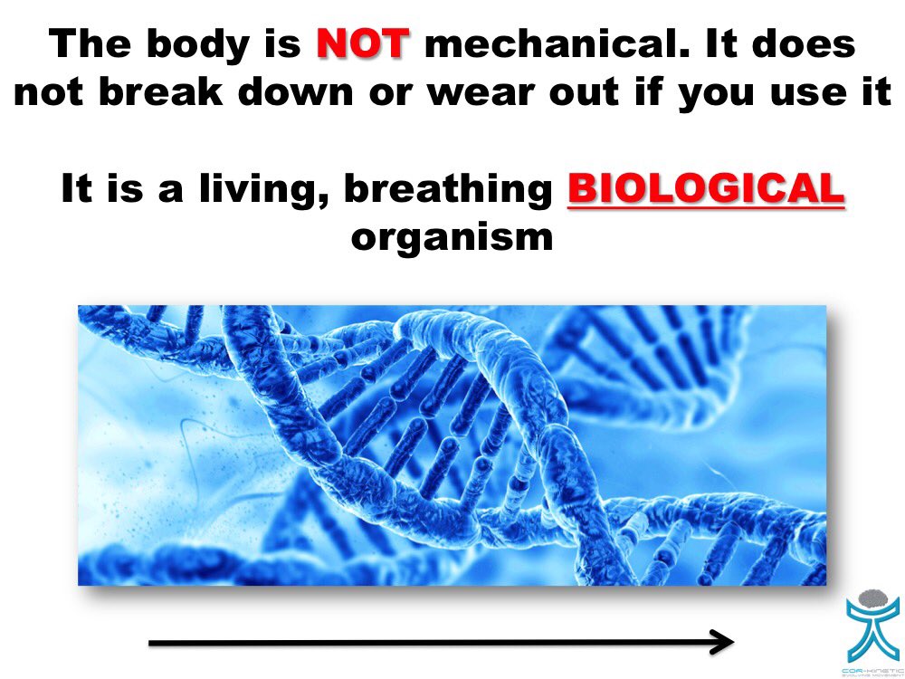 CorKinetic's tweet photo. The body is not a machine. You can load it safely and it will adapt. It is a biological organism. https://t.co/G6TnbEDRXp